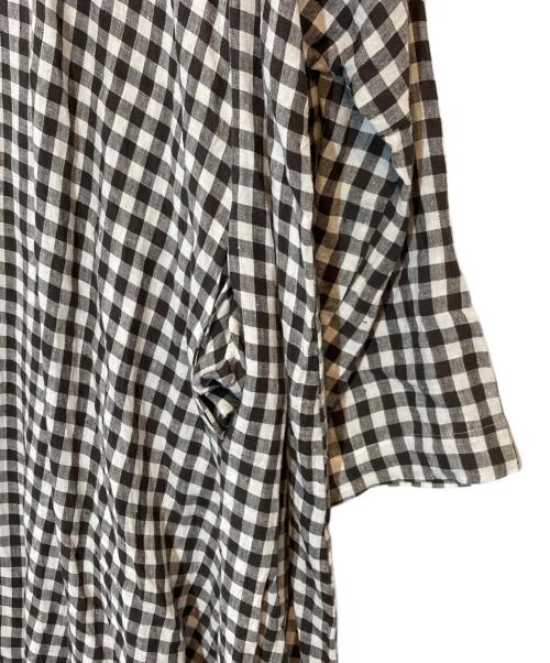 Veritecoeur（ヴェリテクール）Veritecoeur (ヴェリテクール) ギンガムチェックワンピース ブラウン サイズ:SIZE Freeの古着・服飾アイテム