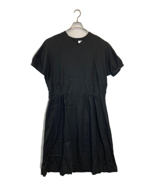 atelier naruse（アトリエナルセ）atelier naruse (アトリエナルセ) V neck classic one-piece ブラック サイズ:SIZE Freeの古着・服飾アイテム