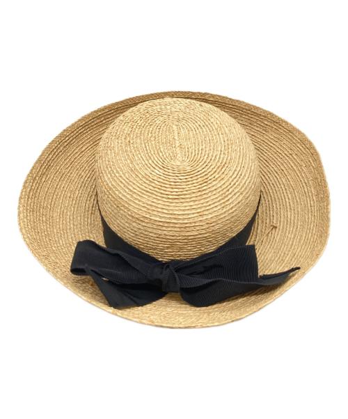 HELEN KAMINSKI（ヘレンカミンスキー）HELEN KAMINSKI (ヘレンカミンスキー) ストローハット ベージュ サイズ:下記参照の古着・服飾アイテム