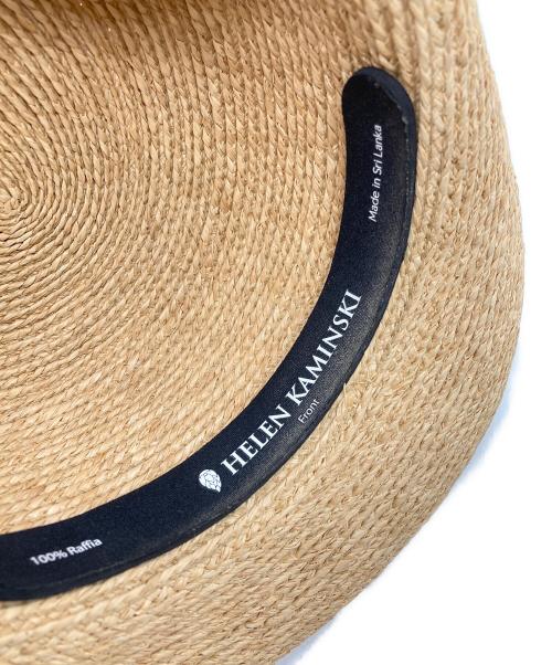 HELEN KAMINSKI（ヘレンカミンスキー）HELEN KAMINSKI (ヘレンカミンスキー) ストローハット ベージュ サイズ:下記参照の古着・服飾アイテム