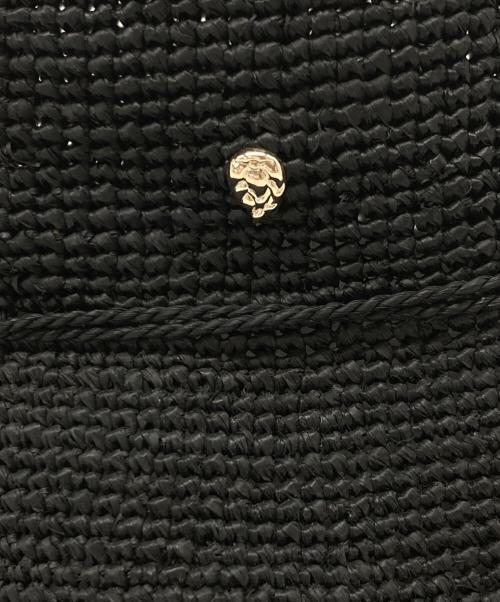 HELEN KAMINSKI（ヘレンカミンスキー）HELEN KAMINSKI (ヘレンカミンスキー) ストローハット ブラック サイズ:下記参照の古着・服飾アイテム