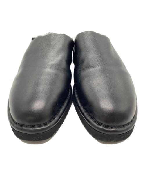 PUNTO PIGRO（プントピグロ）PUNTO PIGRO (プントピグロ) ムートンサンダル ブラック サイズ:SIZE US 6.5の古着・服飾アイテム