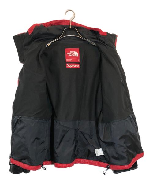 SUPREME（シュプリーム）Supreme (シュプリーム) THE NORTH FACE (ザ ノース フェイス) Leather Mountain Parka レッド サイズ:SIZE Sの古着・服飾アイテム