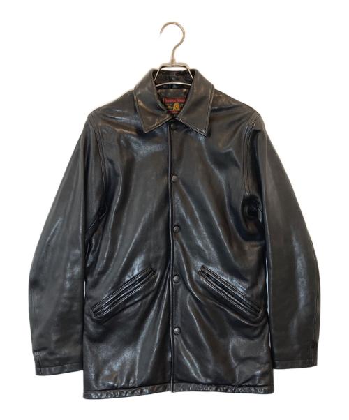 Hysteric Glamour（ヒステリックグラマー）Hysteric Glamour (ヒステリックグラマー) GOAT LEATHER COACH JKT ブラック サイズ:Smallの古着・服飾アイテム
