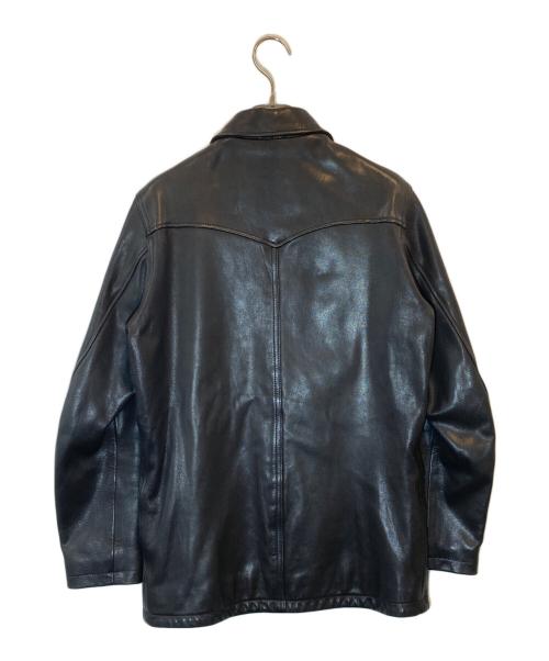 Hysteric Glamour（ヒステリックグラマー）Hysteric Glamour (ヒステリックグラマー) GOAT LEATHER COACH JKT ブラック サイズ:Smallの古着・服飾アイテム