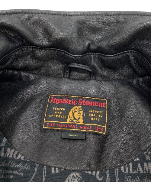 Hysteric Glamour（ヒステリックグラマー）Hysteric Glamour (ヒステリックグラマー) GOAT LEATHER COACH JKT ブラック サイズ:Smallの古着・服飾アイテム