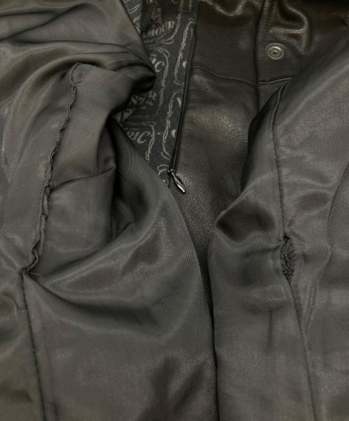 Hysteric Glamour（ヒステリックグラマー）Hysteric Glamour (ヒステリックグラマー) GOAT LEATHER COACH JKT ブラック サイズ:Smallの古着・服飾アイテム