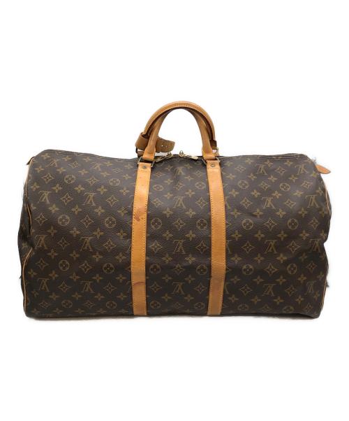 LOUIS VUITTON（ルイ ヴィトン）LOUIS VUITTON (ルイ ヴィトン) キーポル55 トラベルバッグ ブラウンの古着・服飾アイテム