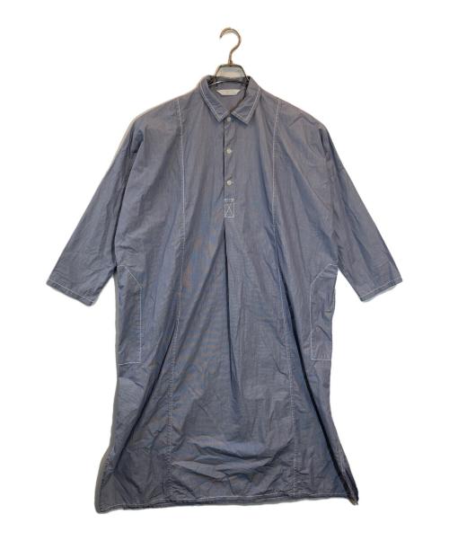 homspun（ホームスパン）homspun (ホームスパン) ワンピース ネイビー サイズ:Mの古着・服飾アイテム