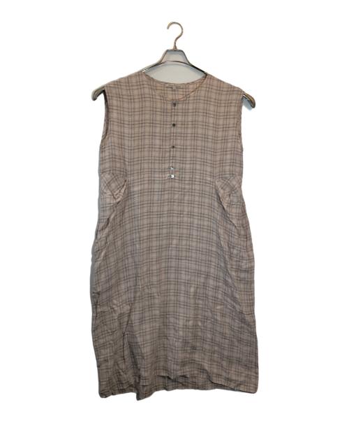 VIAS BLOMME（ヴラスブラム）vias blomme (ヴラスブラム) Vintage Pink Check ピンク サイズ:SIZE Freeの古着・服飾アイテム