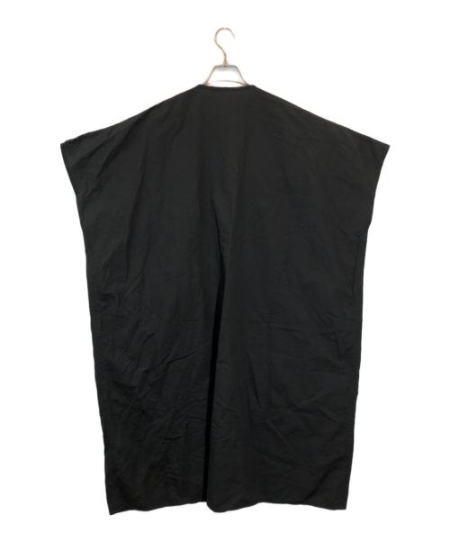 homspun（ホームスパン）homspun (ホームスパン) シャツワンピース ブラック サイズ:SIZE Mの古着・服飾アイテム