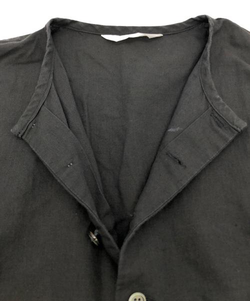 homspun（ホームスパン）homspun (ホームスパン) シャツワンピース ブラック サイズ:SIZE Mの古着・服飾アイテム