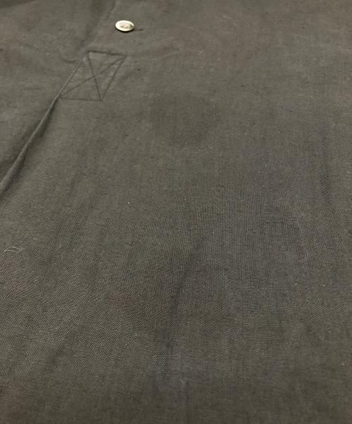 homspun（ホームスパン）homspun (ホームスパン) シャツワンピース ブラック サイズ:SIZE Mの古着・服飾アイテム