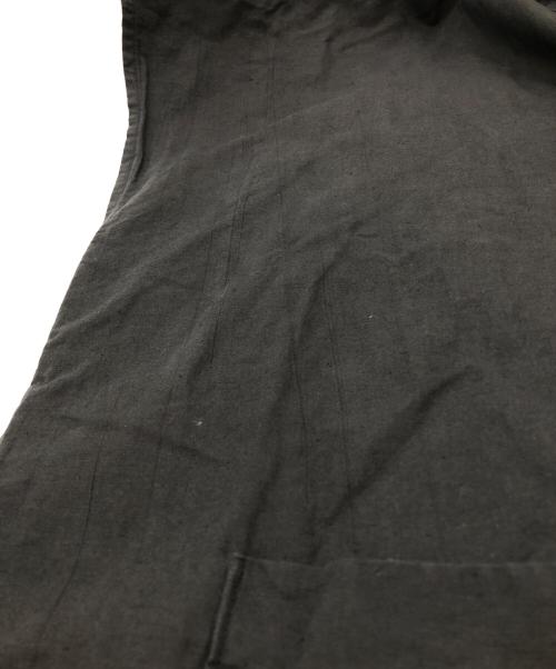 homspun（ホームスパン）homspun (ホームスパン) シャツワンピース ブラック サイズ:SIZE Mの古着・服飾アイテム