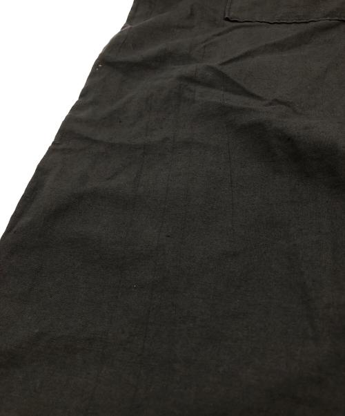 homspun（ホームスパン）homspun (ホームスパン) シャツワンピース ブラック サイズ:SIZE Mの古着・服飾アイテム