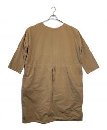 Veritecoeur（ヴェリテクール）の古着「コンパクトフラットドローコードワンピース」｜ブラウン
