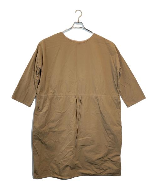 Veritecoeur（ヴェリテクール）Veritecoeur (ヴェリテクール) コンパクトフラットドローコードワンピース ブラウン サイズ:SIZE Freeの古着・服飾アイテム