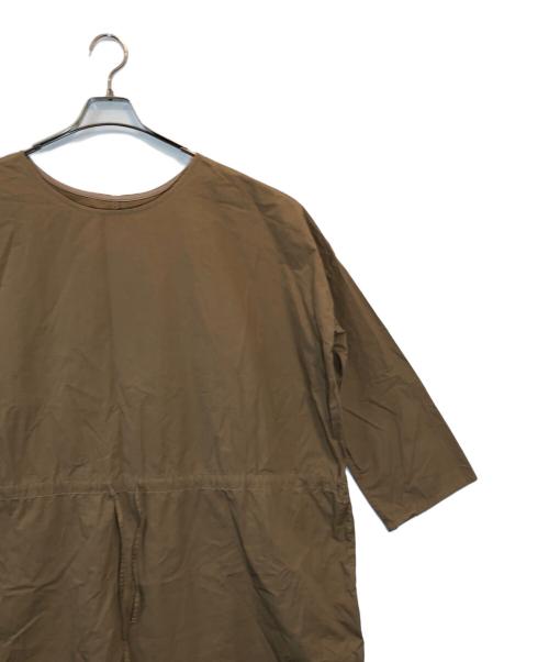 Veritecoeur（ヴェリテクール）Veritecoeur (ヴェリテクール) コンパクトフラットドローコードワンピース ブラウン サイズ:SIZE Freeの古着・服飾アイテム