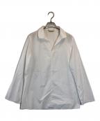 Curensologyカレンソロジー）の古着「コットンフラットカラーブラウス」｜ホワイト