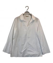 Curensology（カレンソロジー）の古着「コットンフラットカラーブラウス」｜ホワイト