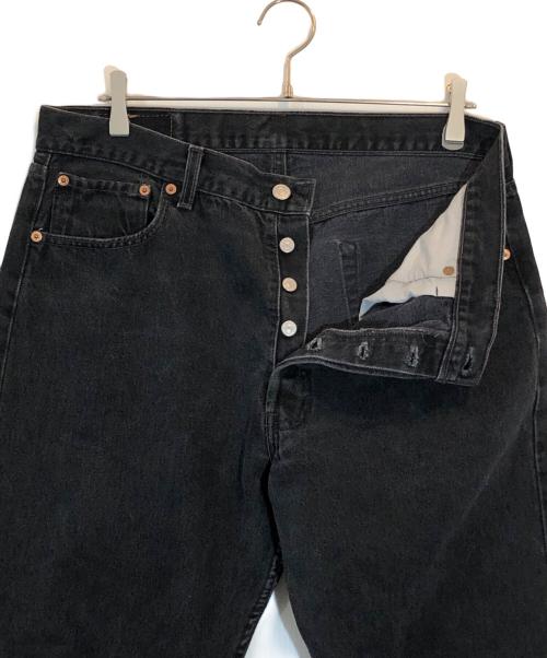 LEVI'S（リーバイス）LEVI'S (リーバイス) 後染め501デニムパンツ ブラック サイズ:W36 L30の古着・服飾アイテム