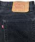 中古・古着 LEVI'S (リーバイス) 後染め501デニムパンツ ブラック サイズ:W36 L30：18000円
