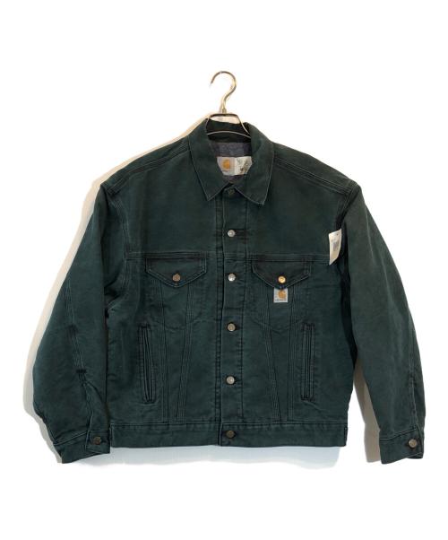 CarHartt（カーハート）CarHartt (カーハート) Washed Tracker Jacket ハンターグリーン サイズ:Mの古着・服飾アイテム