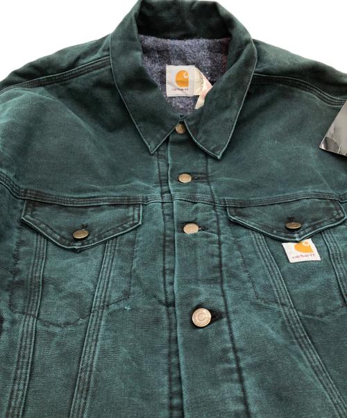 CarHartt（カーハート）CarHartt (カーハート) Washed Tracker Jacket ハンターグリーン サイズ:Mの古着・服飾アイテム