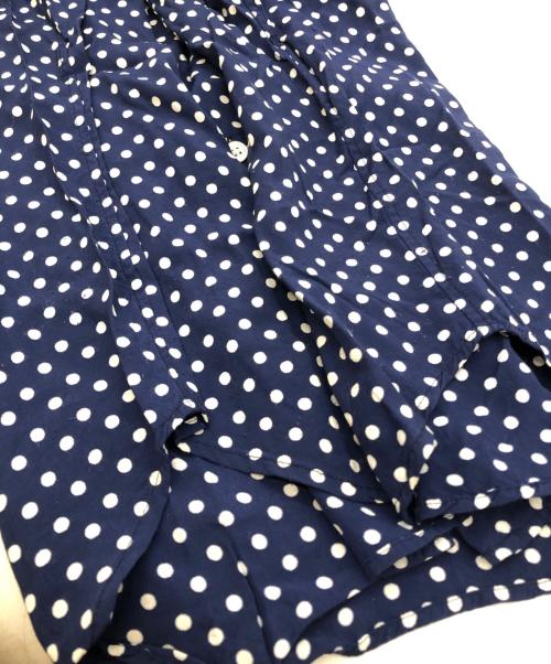 tricot COMME des GARCONS（トリココムデギャルソン）tricot COMME des GARCONS (トリココムデギャルソン) ドット柄ブラウス ブルー サイズ:SIZE Mの古着・服飾アイテム