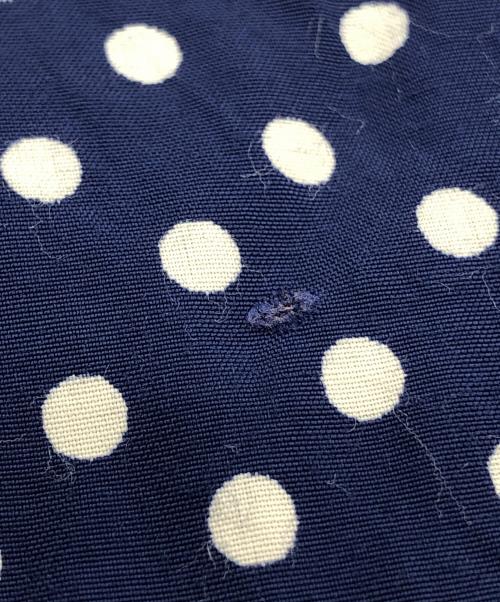 tricot COMME des GARCONS（トリココムデギャルソン）tricot COMME des GARCONS (トリココムデギャルソン) ドット柄ブラウス ブルー サイズ:SIZE Mの古着・服飾アイテム