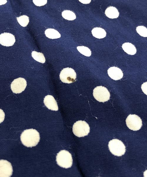 tricot COMME des GARCONS（トリココムデギャルソン）tricot COMME des GARCONS (トリココムデギャルソン) ドット柄ブラウス ブルー サイズ:SIZE Mの古着・服飾アイテム