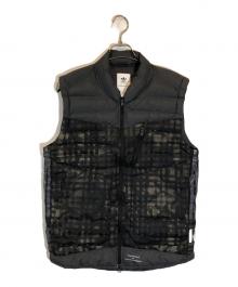 adidas×WHITE MOUNTAINEERING（アディダス×ホワイトマウンテ二アニング）の古着「中綿ベスト」｜グレー