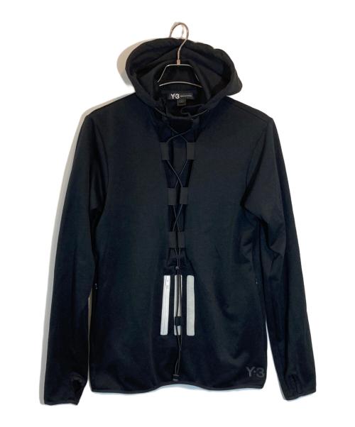 Y-3（ワイスリー）Y-3 (ワイスリー) スリーストライプ トラック プルオーバーパーカー ブラック サイズ:SIZE Sの古着・服飾アイテム