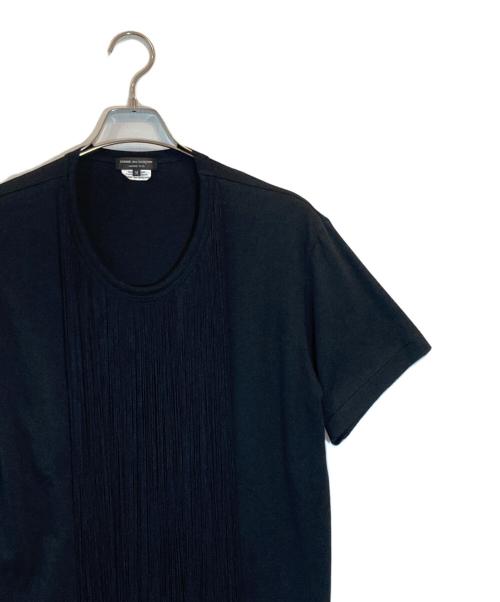 COMME des GARCONS HOMME PLUS（コムデギャルソンオムプリュス）COMME des GARCONS HOMME PLUS (コムデギャルソンオムプリュス) フリンジTシャツ ブラック サイズ:SIZE Mの古着・服飾アイテム