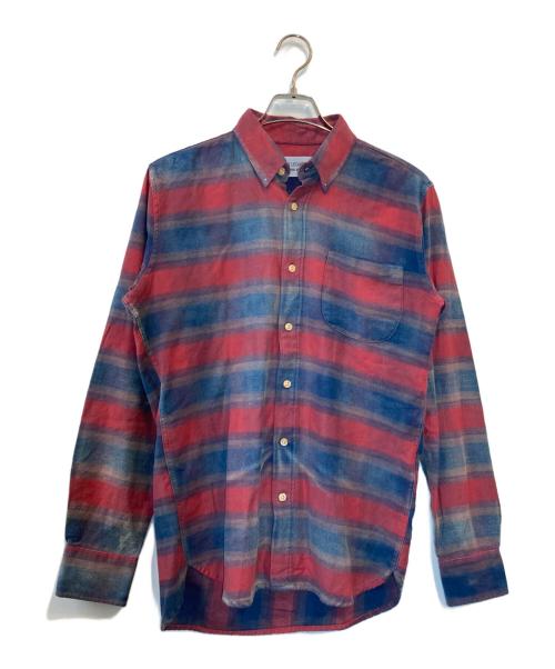 OUR LEGACY（アワーレガシー）OUR LEGACY (アワーレガシー) Generation Shirt レッド×ブルー サイズ:Sの古着・服飾アイテム