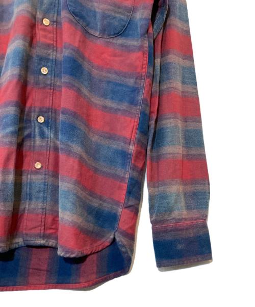 OUR LEGACY（アワーレガシー）OUR LEGACY (アワーレガシー) Generation Shirt レッド×ブルー サイズ:Sの古着・服飾アイテム