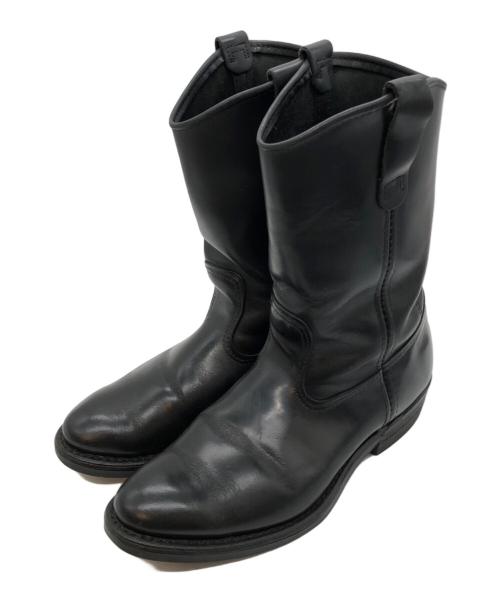 RED WING（レッドウィング）RED WING (レッドウィング) ペコスブーツ ブラック サイズ:SIZE 8 1/2の古着・服飾アイテム