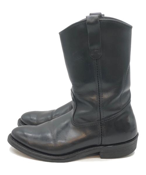 RED WING（レッドウィング）RED WING (レッドウィング) ペコスブーツ ブラック サイズ:SIZE 8 1/2の古着・服飾アイテム