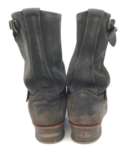 RED WING（レッドウィング）RED WING (レッドウィング) スエードエンジニアブーツ ブラック サイズ:SIZE 8 1/2の古着・服飾アイテム