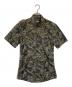DOLCE & GABBANA（ドルチェ＆ガッバーナ）の古着「モザイクカモ柄シャツ」｜ブラウン×グリーン