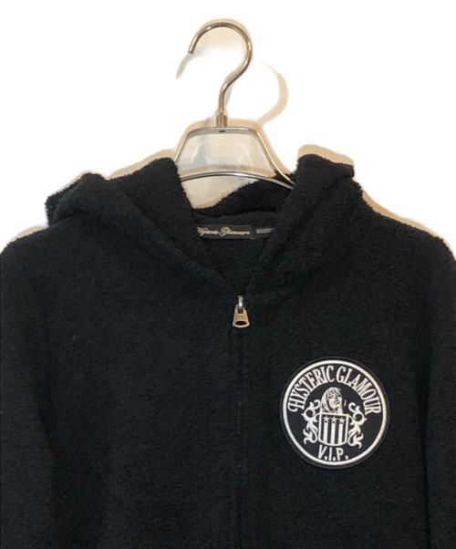 Hysteric Glamour（ヒステリックグラマー）Hysteric Glamour (ヒステリックグラマー) ボアパーカー ブラック サイズ:FREEの古着・服飾アイテム