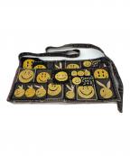 KAPITALキャピタル）の古着「スマイルエンブロイダリーサコッシュ」｜ブラック