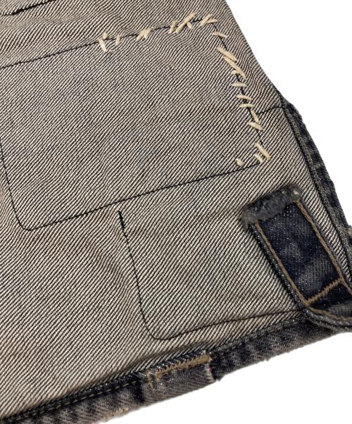 KAPITAL（キャピタル）KAPITAL (キャピタル) スマイルエンブロイダリーサコッシュ ブラックの古着・服飾アイテム