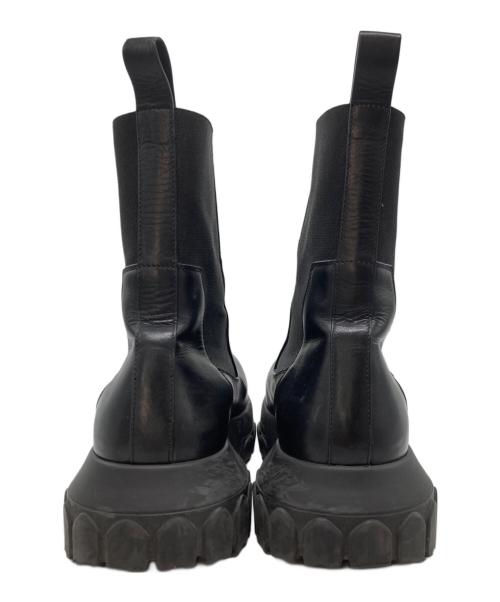 RICK OWENS（リックオウエンス）RICK OWENS (リックオウエンス) サイドゴアブーツ ブラック サイズ:41の古着・服飾アイテム