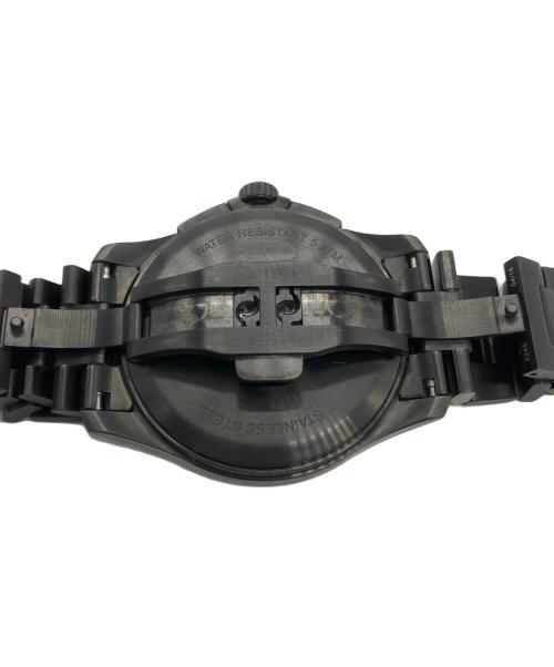 GUCCI（グッチ）GUCCI (グッチ) Gタイムレス ステンレス クオーツ ブラックの古着・服飾アイテム