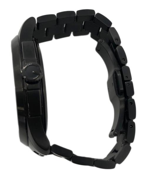 GUCCI（グッチ）GUCCI (グッチ) Gタイムレス ステンレス クオーツ ブラックの古着・服飾アイテム