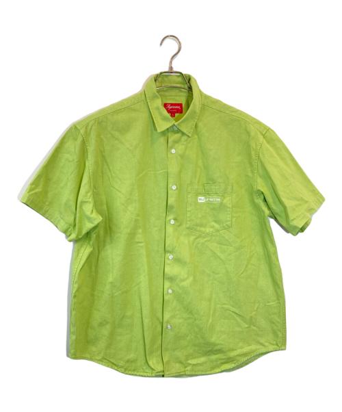 SUPREME（シュプリーム）Supreme (シュプリーム) INVERT DENIM S/S SHIRT グリーン サイズ:SIZE Lの古着・服飾アイテム