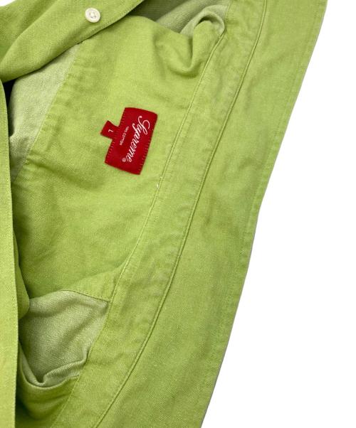 SUPREME（シュプリーム）Supreme (シュプリーム) INVERT DENIM S/S SHIRT グリーン サイズ:SIZE Lの古着・服飾アイテム