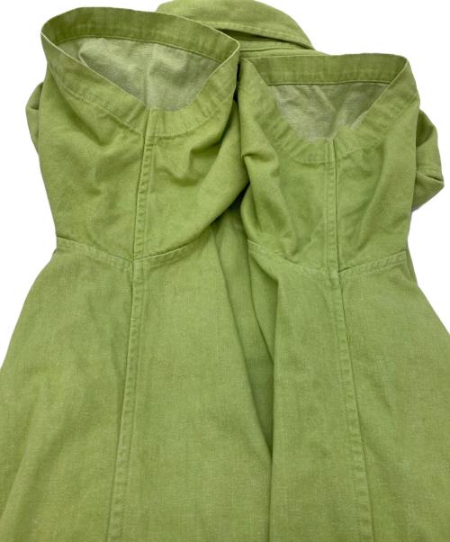 SUPREME（シュプリーム）Supreme (シュプリーム) INVERT DENIM S/S SHIRT グリーン サイズ:SIZE Lの古着・服飾アイテム