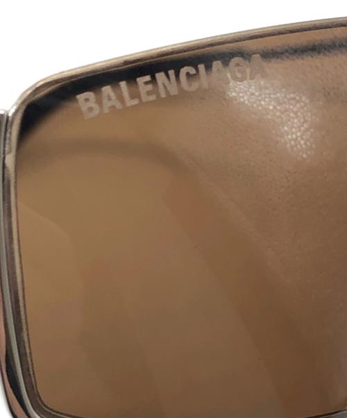 BALENCIAGA（バレンシアガ）BALENCIAGA (バレンシアガ) ロゴプリントメタルサングラス サイズ:64-16-125の古着・服飾アイテム